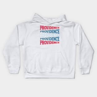 NATIONAL TEXT ART PROVIDENCE Kids Hoodie